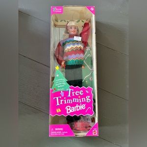 Barbie Tree Trimming Barbie